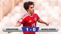 Kết quả Singapore 1-0 Bangladesh: Thắng lợi nhọc nhằn 